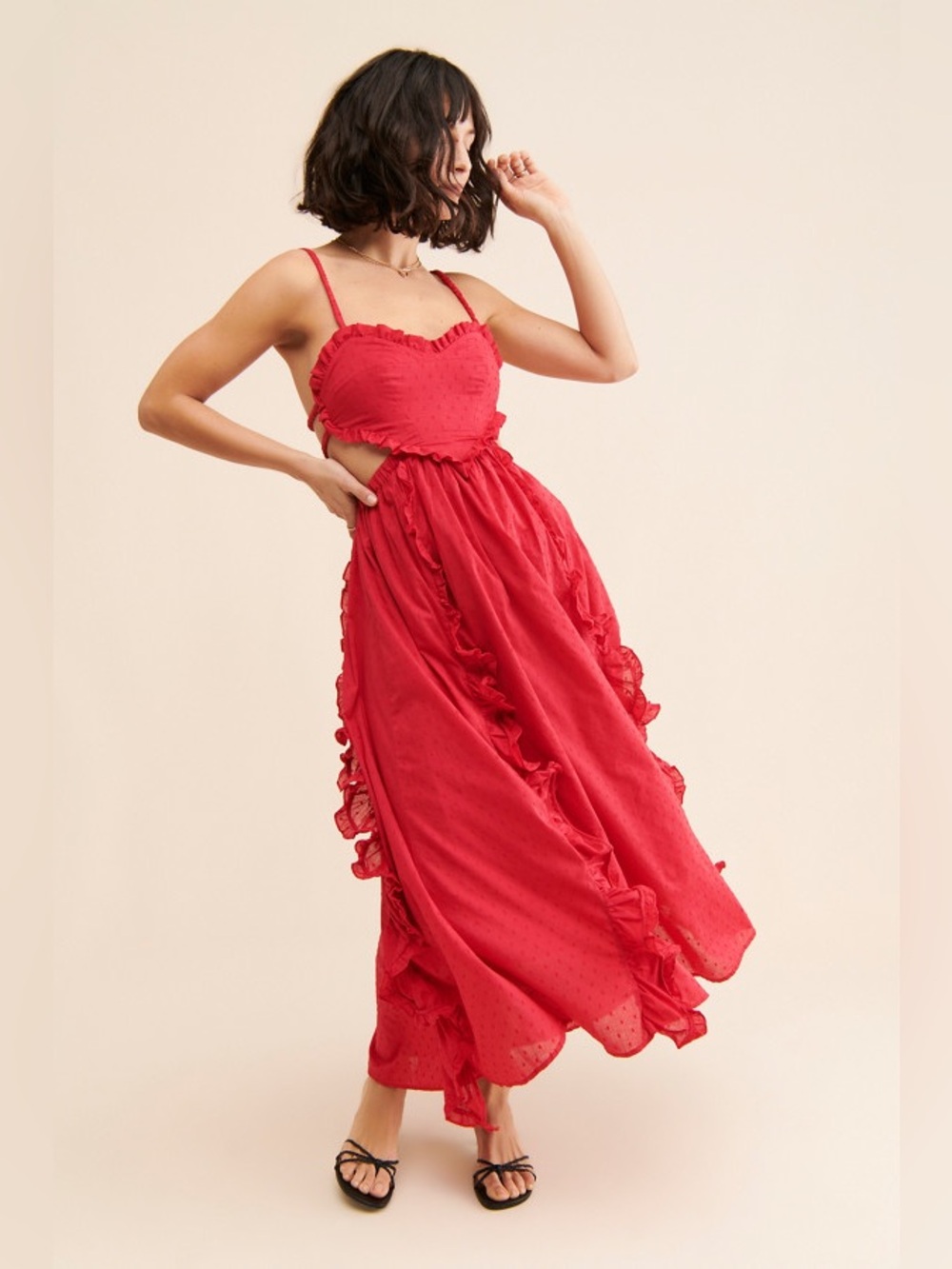 Farm Rio Heart Maxi Dress